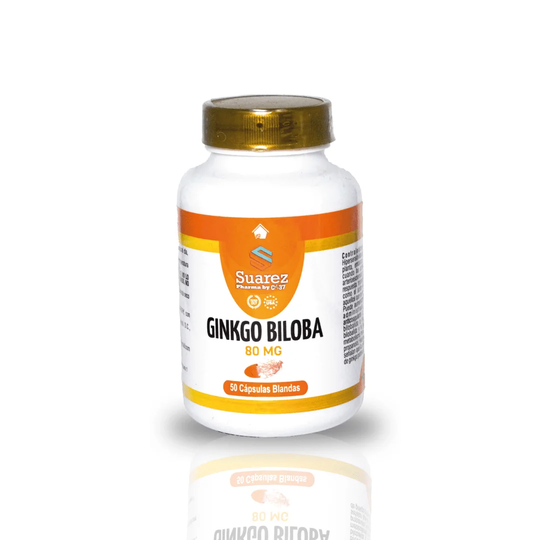 Foto del producto Ginkgo Biloba 80 mg x 50 cápsulas