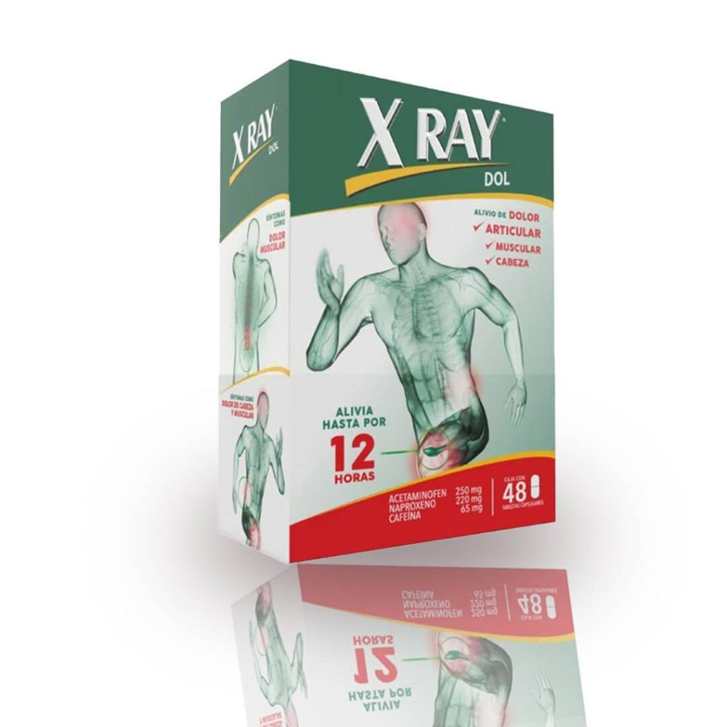 Foto del producto Analgésico XRAY DOL caja x 12 tabletas