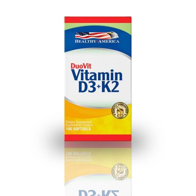 VITAMINA D + K vitamina dk healthy America en capsulas system inmune calcio