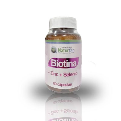 Biotina + Selenio + Zinc x 60 capsulas