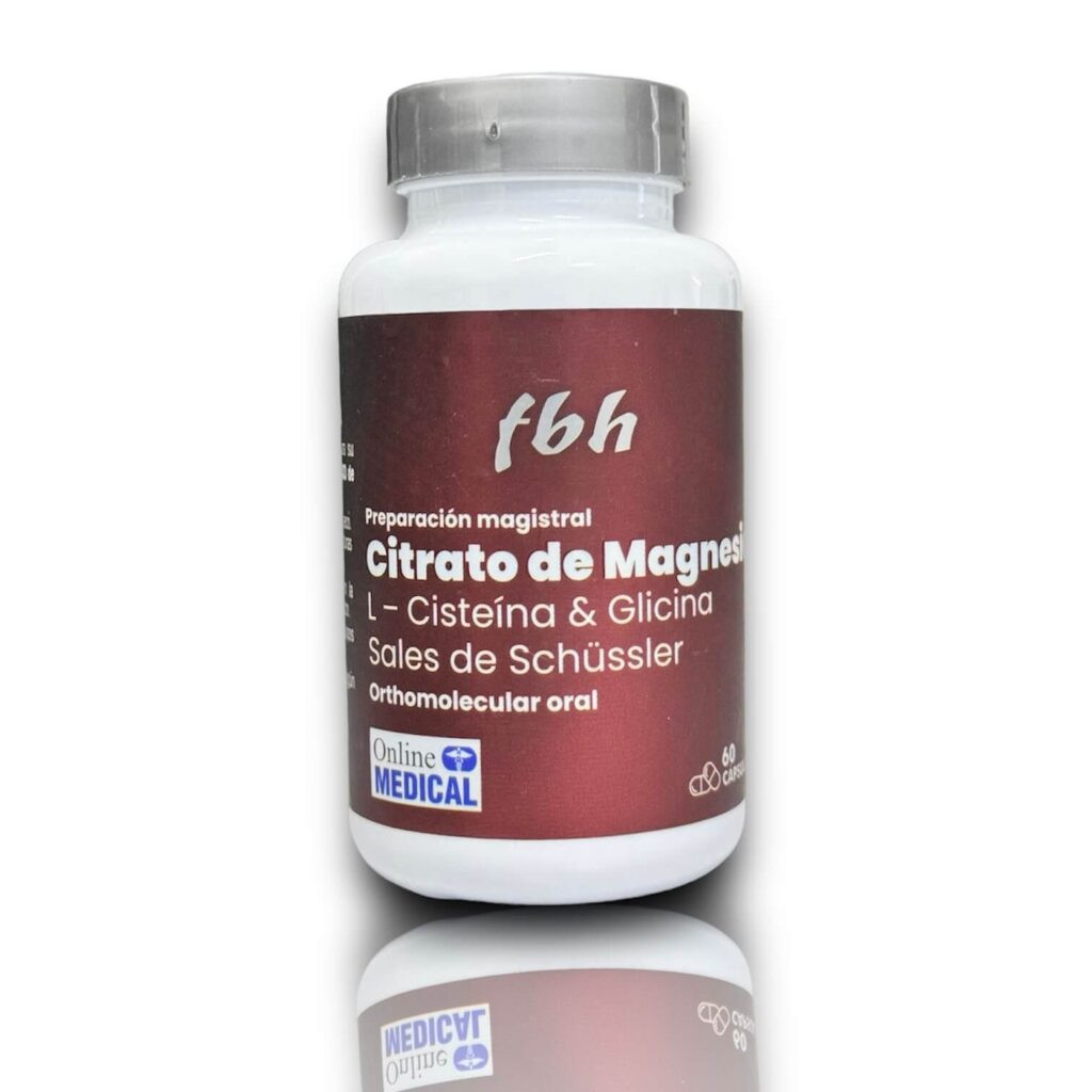 Citrato de magnesio, L-Cisteína, Glicina y Sales de Schüssler