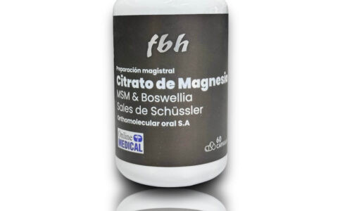 Citrato de magnesio, MSM, Boswellia y Sales de Schüssler