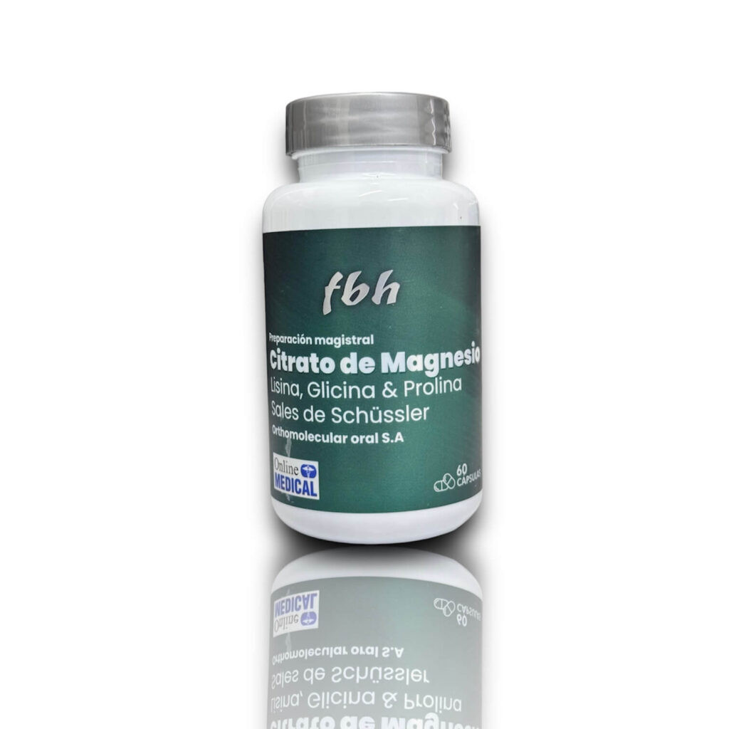 Citrato de magnesio, Lisina, Glicina, Prolina y Sales de Schüssler