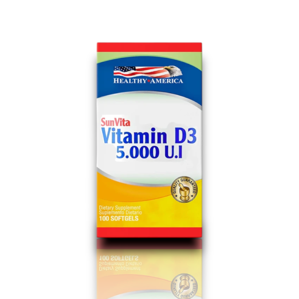 VITAMINA D3 5000IU 100 SOFTGELS - Imagen 1