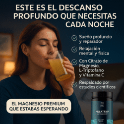 MELATRYP Citrato de Magnesio + Triptófano 150g - Suplemento Natural para Dormir e Insomnio Colombia - Imagen 2