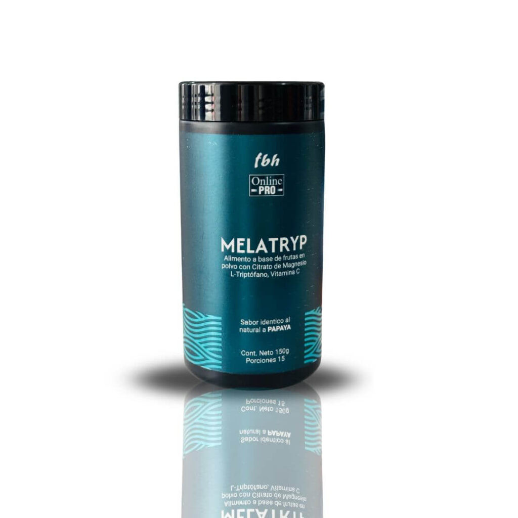 MELATRYP Citrato de Magnesio con Triptófano – suplemento natural para mejorar el sueño profundo, presentación en polvo 150g.