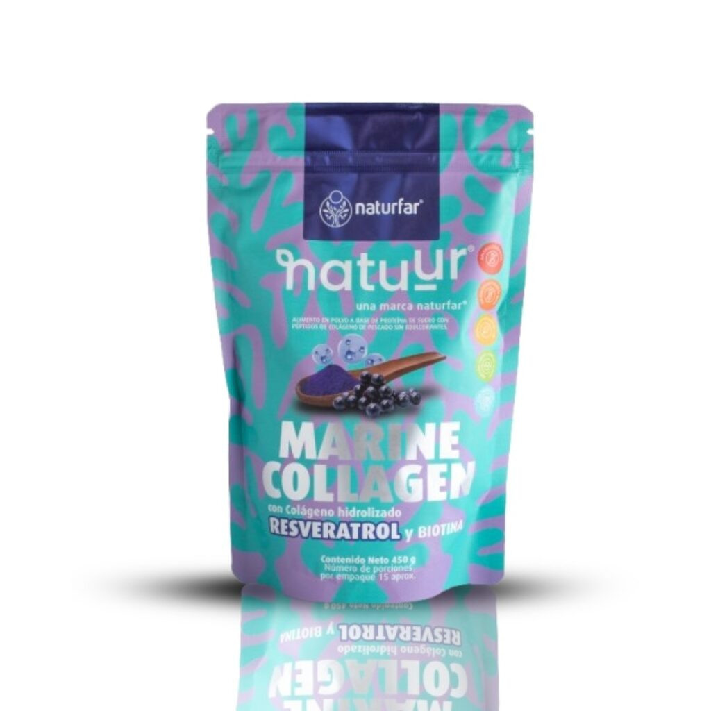 Foto del producto COLAGENO MARINO + RESVERATROL X 450 GR NATURFAR