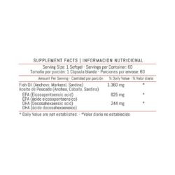 FISH OMEGA 1360 MG FCO X 60 SOFTGELS - Imagen 3